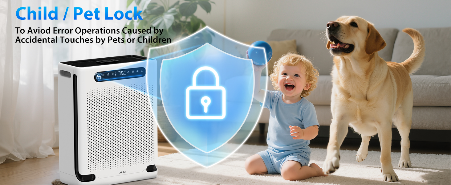 Child lock and pet lock control panel
