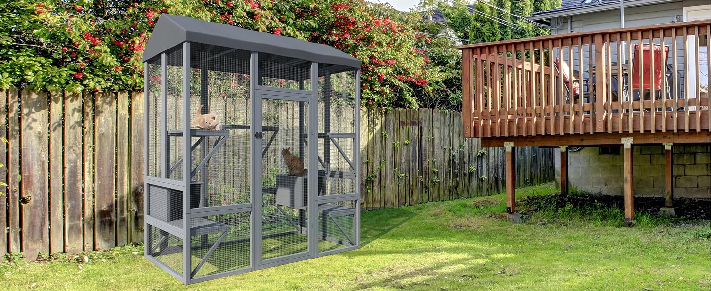 Outdoor cat catio, product description image 6