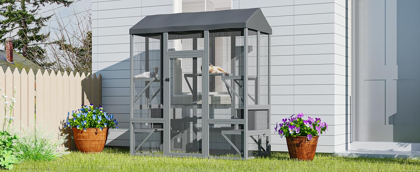 Outdoor cat catio, product description image 7