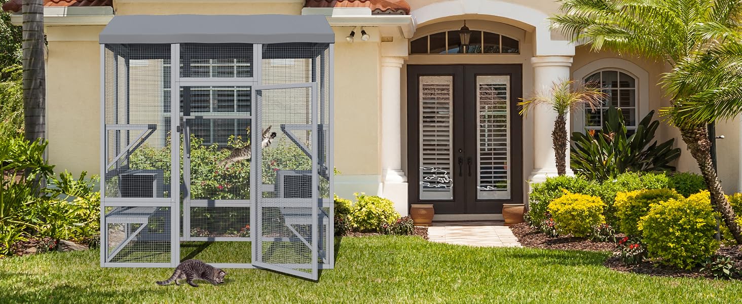 Outdoor cat catio, product description image 8