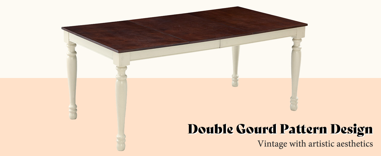 double gourd pattern leg design with vintage artistic aesthetics