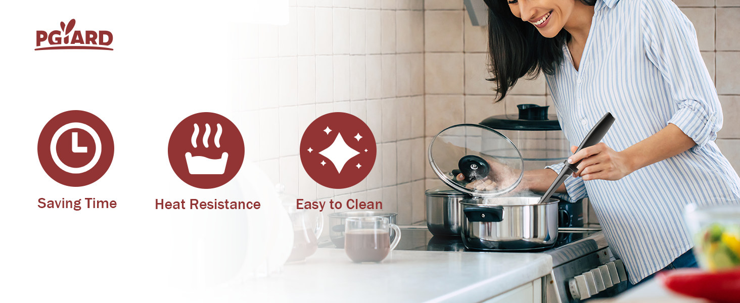 saves time, heat resistant and easy to clean